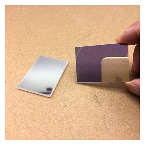 Optical Glass Lens Beam Splitting Plate Beam Splitter Prism 46 * 57 * 0.5mm Split Ratio 50/50 Beam
