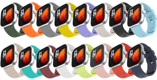 Correas compatibles para Redmi Watch 4/5, pack 16 silicona miniatura 1