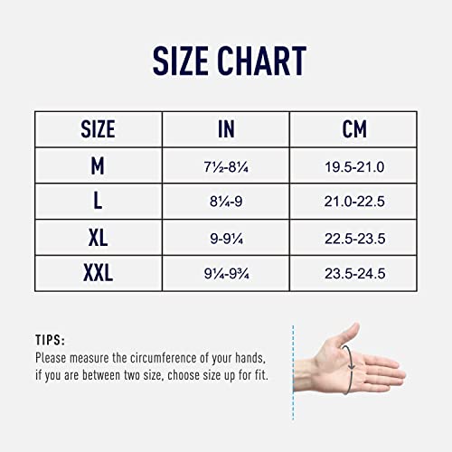 Aigevture Anti Vibration Work Gloves Men,Tpr Impact Protection Gloves,Sbr Fingers & Palm Padded Safety Impact Reducing Mechanic Gloves (Xl, Red) #TOP5