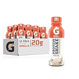 Gatorade Recover Protein Shake, Vanilla, 11.16 Fl Oz, Pack of 12