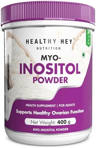 Healthyhey Nutrition 100% Pure Myo Inositol Powder (Vitamin B8), 400gm pack