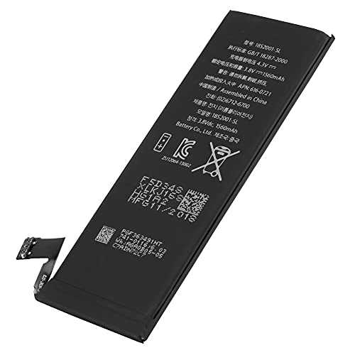 Batteria al litio per telefono Changor, batteria sostitutiva protettiva intelligente efficace affidabile per iPhone 5S (iPhone5S)