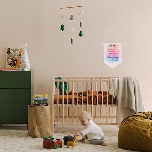 HICOHAND Inspirierende Wandkunst, You are Amazing Positive Affirmations, Leinwand zum Aufhängen