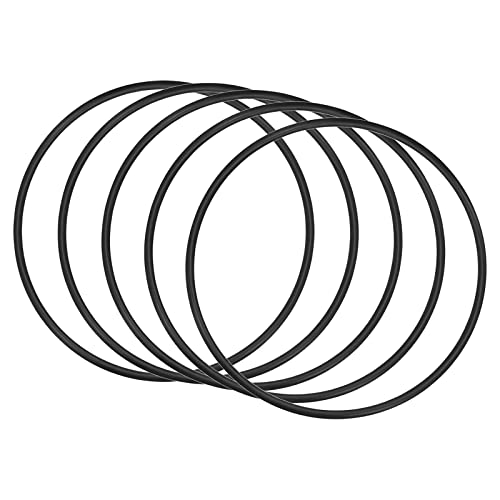 QUARKZMAN 100mm x 93,8mm x 3,1mm Nitrile Caoutchouc Joints toriques x 5 Pièces Rond Joint Rondelle pour Robinet Plomberie Réparation Étanchéité Connexion [Noir]