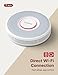 X-Sense Smart Wi-Fi Smoke Alarm with Voice Alerts and 17 Locations, Fire Alarm, 1.3 in (33 mm) Thick, XS0B-iR, 1-Pack