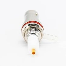 Elecbee SHV Female Connector Back Mount Straight Panel Connector Solder for Cable