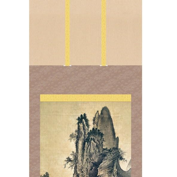 雪舟等楊 四季山水図 掛軸 雪舟等楊 四季山水図 掛軸 雪舟等楊 四季山水図 掛軸