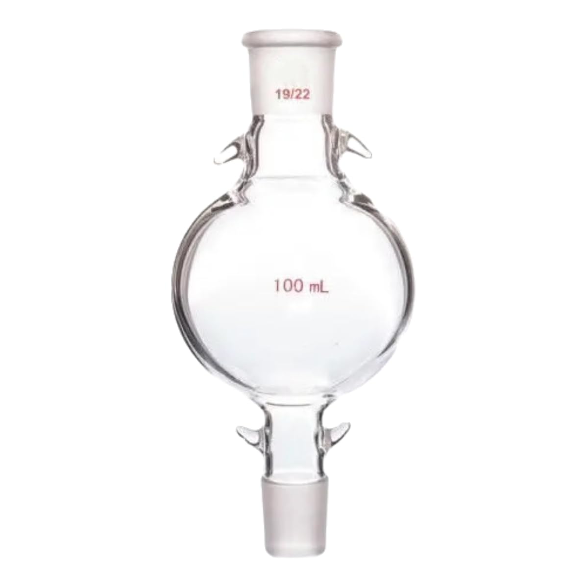 Glass Chromatography Reservoir Flask with Hooks Lab Distillation Biomass Bottle 19/22 Joint 1000ml