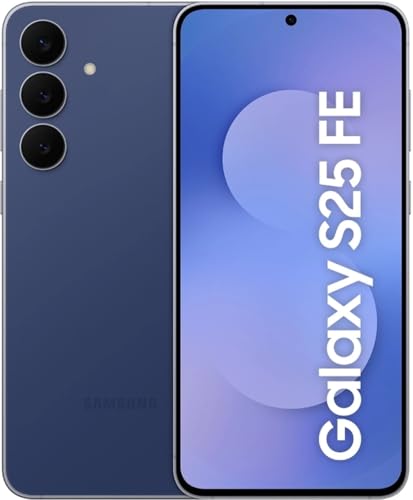 Image of Samsung Galaxy S25 FE 5G (Navy, 8GB RAM, 128GB Storage) | Exynos 2400 Deca Core Processor | 50MP Triple Camera | 6.7-inch Dynamic AMOLED 2X Display | 4900mAh Battery | AI Features Enabled Smartphone