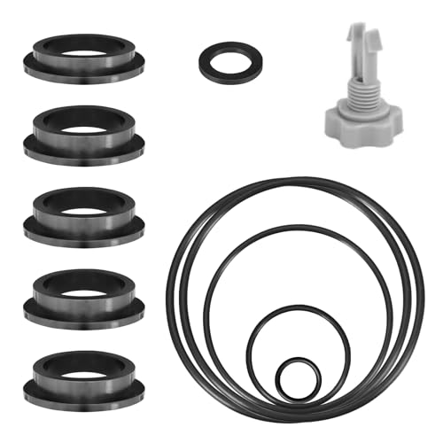 NHTJTHE sandfilter ersatzteile,12 Stück ersatzteile für sandfilteranlage,Inklusive 1stk Luftablassventil 11stk O-Ring,Verwendet Pool Zubehör für Pool Dichtungen -Sandfilterpumpen Ersatzteile 25013 NHTJTHE sandfilter ersatzteile,12 Stück ersatzteile für sandfilteranlage,Inklusive 1stk Luftablassventil 11stk O-Ring,Verwendet Pool Zubehör für Pool Dichtungen -Sandfilterpumpen Ersatzteile 25013