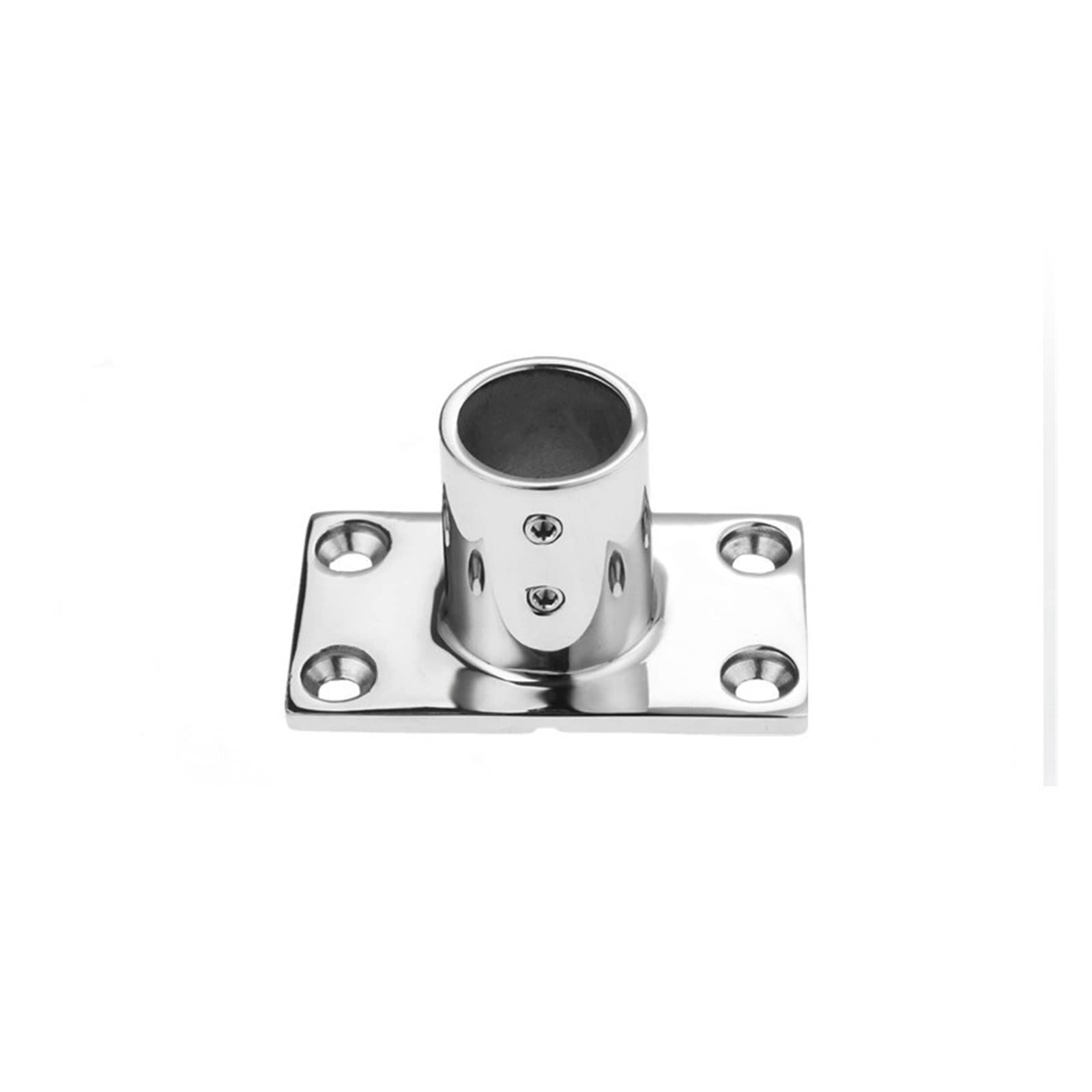 22mm, 25mm 316 Stainless Steel Ship Yacht Fittings Marine Hardware Pipe Fittings Square Pipe Seat 90°(25mm)