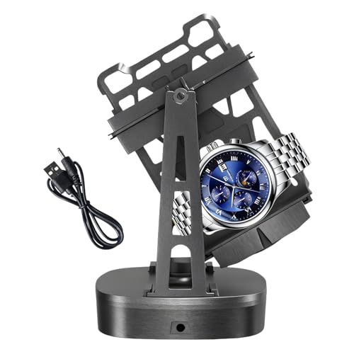 Aicharynic Automatischer Uhrenbeweger: Uhrendreher Automatikuhren, Automatik Uhrenbeweger, Watch Winder für Automatikuhren, für Armbanduhr und Handgelenk, UhrenbeWeger für Herren und Damen