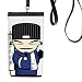 China Chinese Masterpiece Drawing Phone Wallet Purse Hanging Mobile Pouch Black Pocket