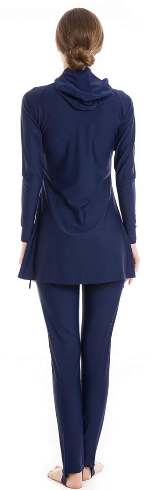 Nouveau Maillots de Bain Musulman Femmes Filles Manche Modeste Maillot de Bain Burkini Dame Couverture complète Garde Surfant Costume