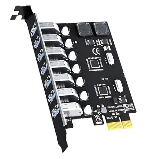 GLOTRENDS U3057 Tarjeta de expansión PCIe USB A de 7 Puertos (USB 3.2 Gen 1), Compatible con Windows y Linux (No Compatible con Mac OS) | Ya disponible en tu tienda friki favorita! En mundofriki.es! GLOTRENDS U3057 Tarjeta de expansión PCIe USB A de 7 Puertos (USB 3.2 Gen 1), Compatible con Windows y Linux (No Compatible con Mac OS) | Ya disponible en tu tienda friki favorita! En mundofriki.es!