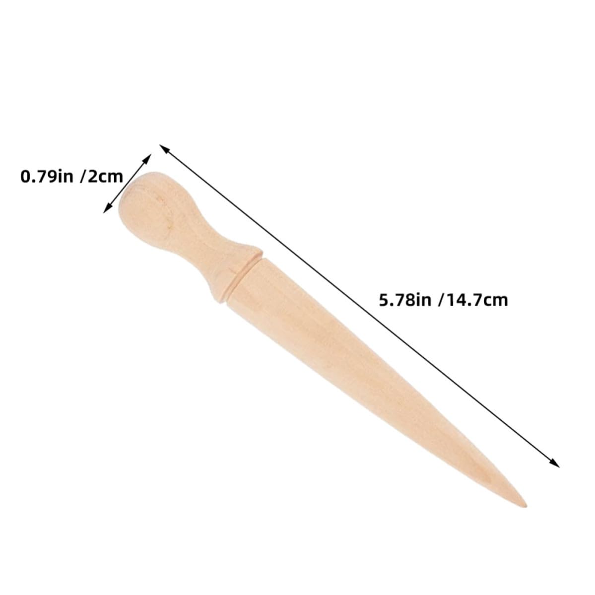 6 Stück Holz Gartenbagger mit Holzgriff, für Gartenarbeit