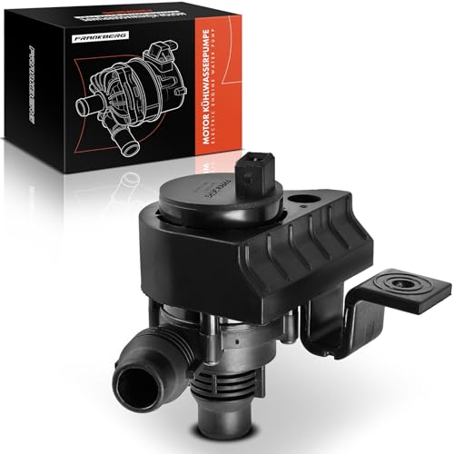 Frankberg Wasserpumpe Zusatzwasserpumpe Elektrisch Benzin Kompatibel mit 5er E60 5er Touring E61 6er E63 6er Cabriolet E64 X5 E53 Replace# 64116910755
