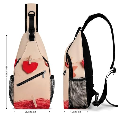Bolso tipo sling casual para hiking y uso diario miniatura 2