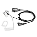 Produktbild Retevis M001 Funkgerät Headset Schallschlauch Kopfhörer Ohrhörer 2-pin Kompatibel mit Minland G15/G18 Motorola DP1400 CP040 CP88 CP100 CP150 GP68 GP88 GP300 CT150 Walkie Talkies (1 Stk.)
