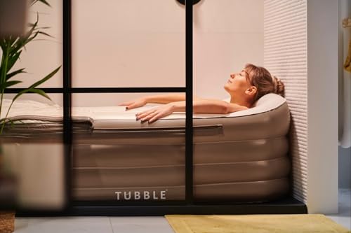 Miniatura 8 de Tubble Royale Bañera Inflable Adulto Ambient Taupe 255 L - Spa Portátil Baño Caliente Y Hielo, Montaje En 1 Min, Relajación, Hasta 188 Cm, Uso Interior Y Exterior