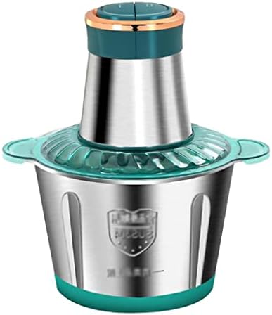Meat Grinders 2 Speeds 220-240V 250W High Power Stainless Steel 2L 3L Capacity Electric Chopper Meat Grinder Mincer (Color : Silver, Size : 2L)