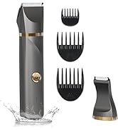 Waterproof Bikini Trimmer for Women Electric Razor for Bikini Legs Pubic Hair Rechargeable Electr...