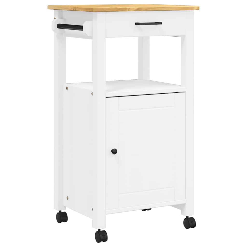 vidaXL Küchenwagen Monza 48x40x88,5 cm Massivholz Kiefer
