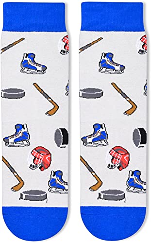 image for HAPPYPOP Boys Girls Kids Socks Girls Boys Kids Hockey Socks, Gifts for
