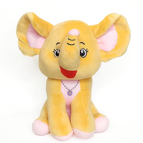 Image of Storescent Soft Toys for Kids - Stuffed Animal Plush Soft Toy for Boys & Girls | Plushie Toy Yellow Elephant