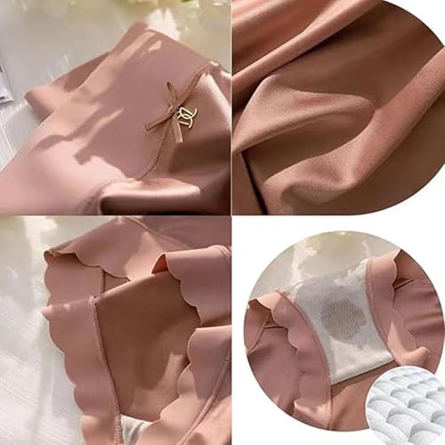 Keepholdon ice silk underwear, high-grade satin soft breathable moisture-absorbing underwear3