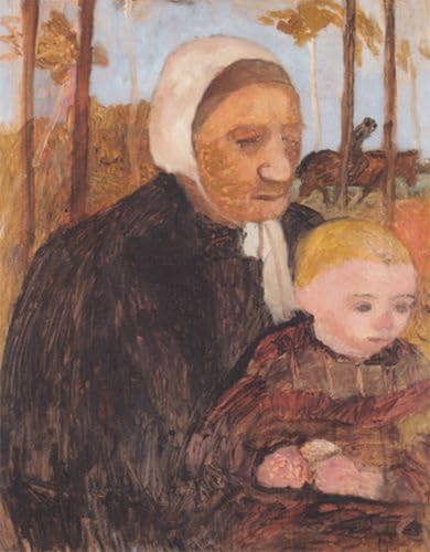 Peinture sur toile paysanne et enfant pour créer une ambiance sereine en chambre