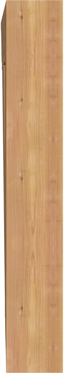 5 1/2"W x 24"D x 36"H Legacy Traditional Smooth Bracket, Western Red Cedar