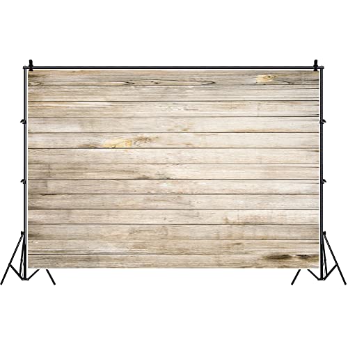 Fondo fotográfico de madera retro 10x8ft Laeacco miniatura 2