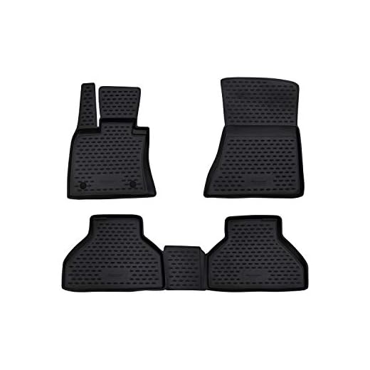 Element 3D Gummimatten Set passend für BMW X5, Mk2 E70 | 2006-2013 | 100% passgenaue Auto Fußmatten, robuste Universal Fußmatte Auto, Gummimatten Auto, Auto Fussmatten Gummi, Auto Gummimatten