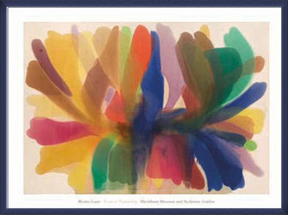 アートポスター モーリス・ルイス 展覧会 ポスター 送料込 匿名発送 Morris Louis / LOISIANA MUSEUM OF MODERN ART 1975