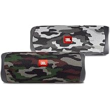 JBL Flip 5 Bundle, Camo and Black Camo Pack of 2