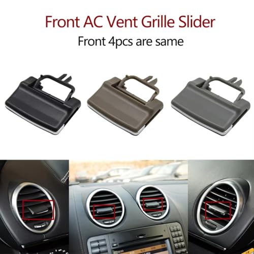 Grille ventilation climatisation W164 clip curseur aération Benz ML GL - 4