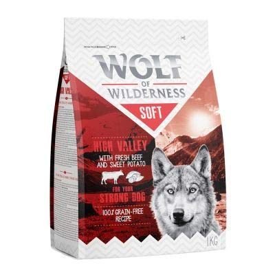 Wolf of Wilderness "High Valley" Semi-moist Beef Dog Food, 5 kg