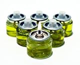Extra Virgin Olive Oil Blend Shabbat Candles - 4 Hour Pre-Filled Shabbos, Quick Light Olive Oil Candles - 24 Pack