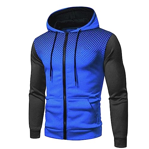 Chaqueta deportiva ligera para hombre talla 3X-Large azul miniatura 1