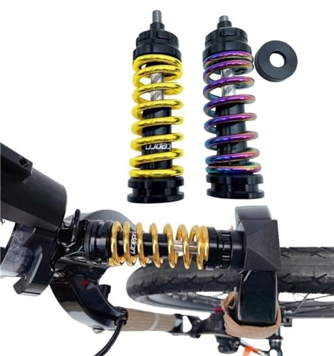 Amortisseur VTT pour vélo pliant avec axe en titane ultralégère