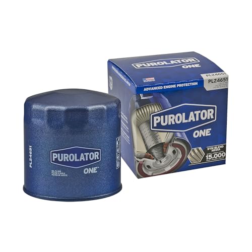 Image of Purolator PL24651 PurolatorONE Advanced Engine Protection Spin On Oil Filter Compatible With Ford F-150, F-250 Super Duty, Expedition, Explorer, Mustang, E-350 Super Duty, F-350 Super Duty and Escape | Advanced Engine Protection, Compatible With Ford F-150, F-250 Super Duty, Expedition, Explorer, Mustang
