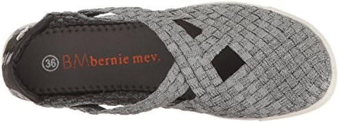 Bernie Mev Women's Brooklyn Fashion Sneaker, Pewter, 36 EU/5.5-6 M US | Image 4
