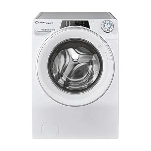 CANDY - Waschmaschine Bullauge – Waschmaschine 12 kg/1400 U/min – Energieeffizienzklasse A – 15 Programme – WLAN + Bluetooth, Digitales Display, Mix Power System – Weiß – 85 x 60 x 67 cm – Modell