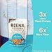 BIENA Chickpea Snacks - Crunchy Roasted Chickpeas - High Fiber Vegan Protein Snacks for Adults and Kids - 8-Pack, 5 Ounce Bags - Sea Salt