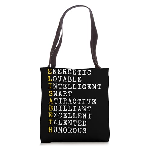 Elisabeth Personalized, Elisabeth Name, Woman Elisabeth Tote Bag