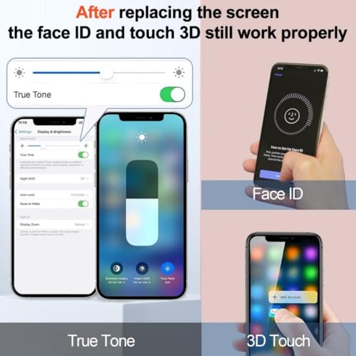 Afficheur LCD pour écran iPhone 17 Pro avec numériseur tactile réactif 3D Touch - 5