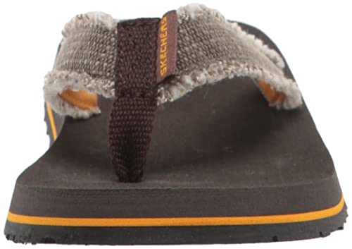 Skechers Kids Boy's Tantric-DREDDEX Water Shoe, Chocolate, 1 Little Kid