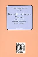 King and Queen County, Virginia, Records 0893083720 Book Cover