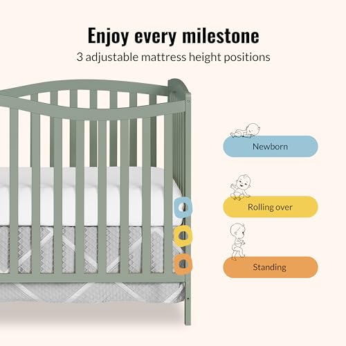 Image of Dream On Me Chelsea 5-in-1 Convertible Full Size Baby Crib, GREENGUARD Gold